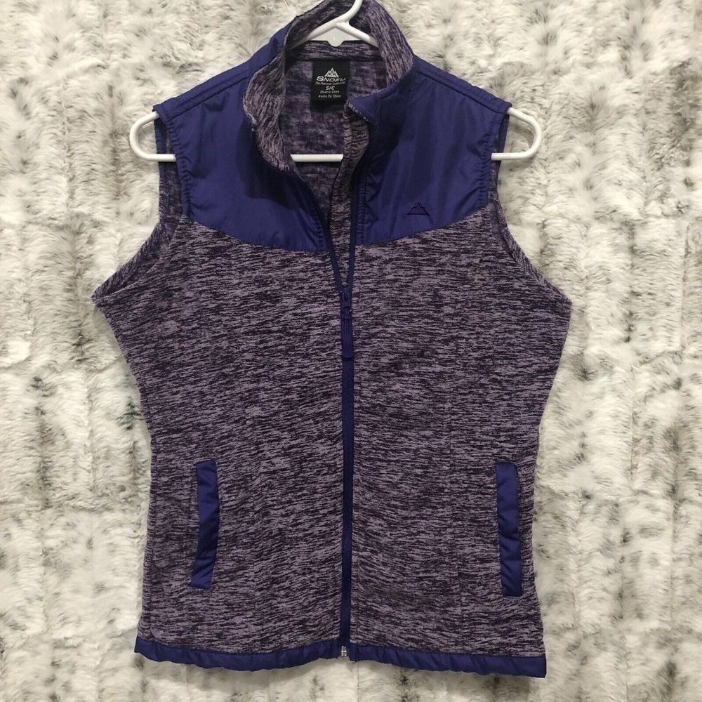 Snozu The Platinum Collection Full Zip Vest, Purple, Size Small